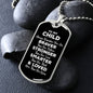 To My Child Dog Tag Necklace - Always Remember You Are Braver - Motivational Graduation Gift - Child Birthday Gift - Christmas Gift