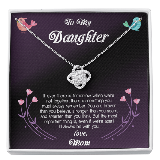 To My Daughter Gift - Jewelry Birthday Gift for Daughter - Mother's Day Gift from Mom