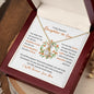 To My Daughter-in-Law Alluring Beauty Necklace - Gift for Bonus Daughter