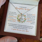 To My Daughter-in-Law Alluring Beauty Necklace - Gift for Bonus Daughter