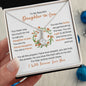 To My Daughter-in-Law Alluring Beauty Necklace - Gift for Bonus Daughter