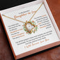 To My Daughter-in-Law Forever Love Necklace - Gift for Bonus Daughter