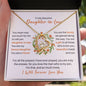 To My Daughter-in-Law Forever Love Necklace - Gift for Bonus Daughter