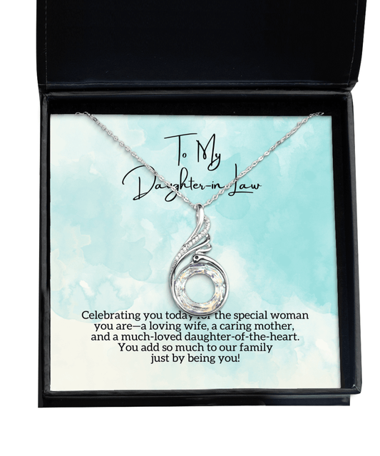 To My Daughter-In-Law - Special Woman - Phoenix Necklace for Mother's Day, Birthday - Jewelry Gift for Daughter In Law