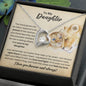 To My Daughter Proud Lion Forever Love Necklace