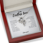 To My Endless Love Necklace - Valentine's Day Old School R&B Soul Music Lovers Gift Mahogany Style Luxury Box (w/LED)