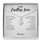 To My Endless Love - Old School Soul R&B Music Lover Valentine's Day Gift for Wife, Soul Mate, Girlfriend, Fiance Two Toned Box