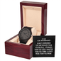 To My Ex-Husband Men's Wooden Watch - Always Remember Motivational Graduation Gift - Ex-Husband Wedding Gift - Birthday Gift