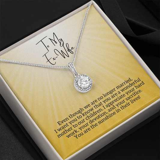 To My Ex-Wife Necklace - Ex-Wife Mother's Day Gift - Jewelry from Ex-Husband