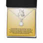 To My Ex-Wife Necklace - Ex-Wife Mother's Day Gift - Jewelry from Ex-Husband Standard Two-Toned Box