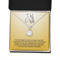 To My Ex-Wife Necklace - Ex-Wife Mother's Day Gift - Jewelry from Ex-Husband Standard Two-Toned Box