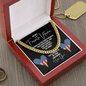 To My Favorite Veteran - Boyfriend Cuban Link Chain Necklace - Gift for Valentine's Day - Anniversary Gifts for Boyfriend