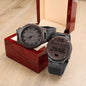 To My Fiance Engraved Wooden Watch - Anniversary Gift - Fiance Christmas Gift - My Sexy Man - Valentine's Day Gift - Birthday Gift