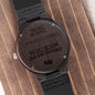 To My Fiance Engraved Wooden Watch - Anniversary Gift - Fiance Christmas Gift - My Sexy Man - Valentine's Day Gift - Birthday Gift