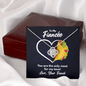 To My Fiancee Necklace - You Are the Only Meat for My Taco - Funny Anniversary or Valentine's Day Gift