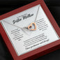 To My Foster Mother Necklace - Promise to Love You - Motivational Graduation Gift - Foster Mother Birthday Gift - Christmas Gift