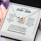To My Foster Sister Necklace - Promise to Love You - Motivational Graduation Gift - Foster Sister Birthday Gift - Christmas Gift