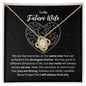 To My Future Wife Necklace - Gift for Future Wife - Branches on the Same Tree - Motivational Graduation, Birthday, Christmas, Wedding Gift 18K Yellow Gold Finish / Standard Box