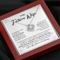 To My Future Wife Necklace - My Missing Piece - Valentine's Day Anniversary Gift - Fiancee Romantic Birthday Christmas Gift