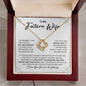 To My Future Wife Necklace - My Missing Piece - Valentine's Day Anniversary Gift - Fiancee Romantic Birthday Christmas Gift