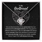 To My Girlfriend Necklace - Gift for Girlfriend - Branches on the Same Tree - Motivational Graduation, Birthday, Christmas, Wedding Gift 14K White Gold Finish / Standard Box