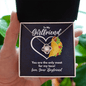To My Girlfriend Necklace - You Are the Only Meat for My Taco - Funny Anniversary or Valentine's Day Gift