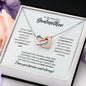 To My Godmother Necklace - Promise to Love You - Motivational Graduation Gift - Godmother Birthday Gift - Christmas Gift