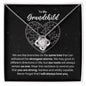 To My Grandchild Necklace - Gift for Nonbinary Grandchild - Branches on Same Tree - Motivational Graduation, Birthday, Christmas, Wedding 14K White Gold Finish / Standard Box