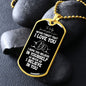 To My Granddaughter-in-Law Dog Tag Necklace - Never Forget I Love You - Motivational Graduation Gift - Granddaughter-in-Law Birthday - Christmas Gift