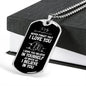 To My Granddaughter-in-Law Dog Tag Necklace - Never Forget I Love You - Motivational Graduation Gift - Granddaughter-in-Law Birthday - Christmas Gift