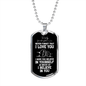To My Granddaughter-in-Law Dog Tag Necklace - Never Forget I Love You - Motivational Graduation Gift - Granddaughter-in-Law Birthday - Christmas Gift