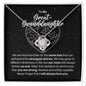 To My Great-Granddaughter Necklace Gift - Branches on the Same Tree - Motivational Graduation, Birthday, Christmas, Wedding Gift 14K White Gold Finish / Standard Box