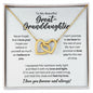 To My Great-Granddaughter Necklace - Promise to Love You - Motivational Graduation Gift - Great-Granddaughter Birthday Gift - Christmas Gift 18K Yellow Gold Finish / Standard Box