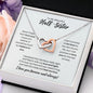 To My Half Sister Necklace - Promise to Love You - Motivational Graduation Gift - Half Sister Birthday Gift - Christmas Gift