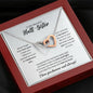 To My Half Sister Necklace - Promise to Love You - Motivational Graduation Gift - Half Sister Birthday Gift - Christmas Gift