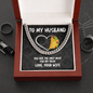 To My Husband Cuban Chain Necklace - You Are the Only Meat for My Taco - Funny Anniversary or Valentine's Day Gift