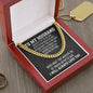 To My Husband Cuban Link Chain Necklace - Motivational Gift for Husband