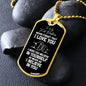 To My Kid Brother Dog Tag Necklace - Never Forget I Love You - Motivational Graduation Gift - Little Brother Birthday Gift - Christmas Gift