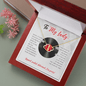 To My Lady Necklace - Valentine's Day Gift for Old School R&B Music Lover - Jewelry for Soul Mate, Wife, Fiancee, Girlfriend