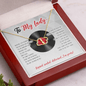 To My Lady Necklace - Valentine's Day Gift for Old School R&B Music Lover - Jewelry for Soul Mate, Wife, Fiancee, Girlfriend