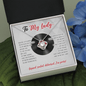 To My Lady Necklace - Valentine's Day Gift for Old School R&B Music Lover - Jewelry for Wife, Fiancee, Girlfriend, Soul Mate