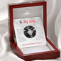 To My Lady Necklace - Valentine's Day Gift for Old School R&B Music Lover - Jewelry for Wife, Fiancee, Girlfriend, Soul Mate