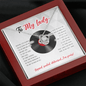 To My Lady Necklace - Valentine's Day Gift for Old School R&B Music Lover - Jewelry for Wife, Fiancee, Girlfriend, Soul Mate