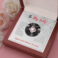 To My Lady Necklace - Valentine's Day Gift for Old School R&B Music Lover - Jewelry for Wife, Fiancee, Girlfriend, Soul Mate