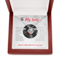 To My Lady Necklace - Valentine's Day Gift for Old School R&B Music Lover - Jewelry for Wife, Fiancee, Girlfriend, Soul Mate