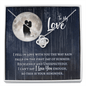 To My Love Gift - Necklace Gift for Wife, Girlfriend, Fiancee - Anniversary Gift for Soul Mate
