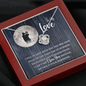 To My Love Gift - Necklace Gift for Wife, Girlfriend, Fiancee - Anniversary Gift for Soul Mate