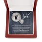 To My Love Gift - Necklace Gift for Wife, Girlfriend, Fiancee - Anniversary Gift for Soul Mate