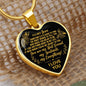 To My Love Heart Necklace - My Everything - Anniversary Valentine's Day Gift - Wife Girlfriend Fiancee Birthday Christmas Gift