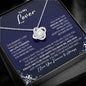 To My Lover Necklace - My Missing Piece - Valentine's Day Anniversary Gift - Lover Romantic Birthday Christmas Gift